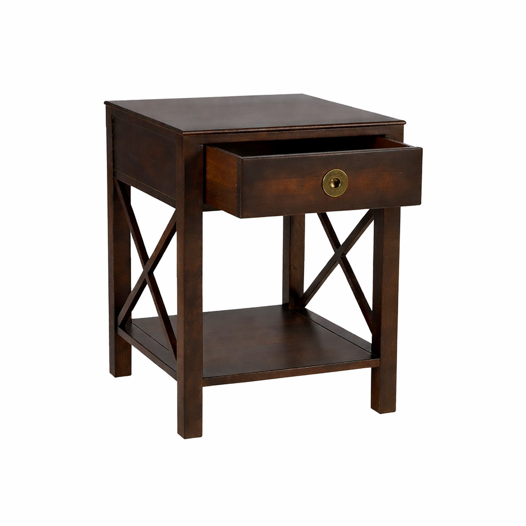 Balboa side table chestnut