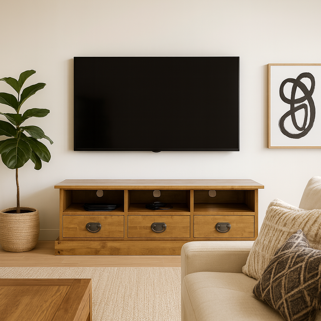 Harper TV unit honey