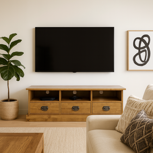Harper TV unit honey