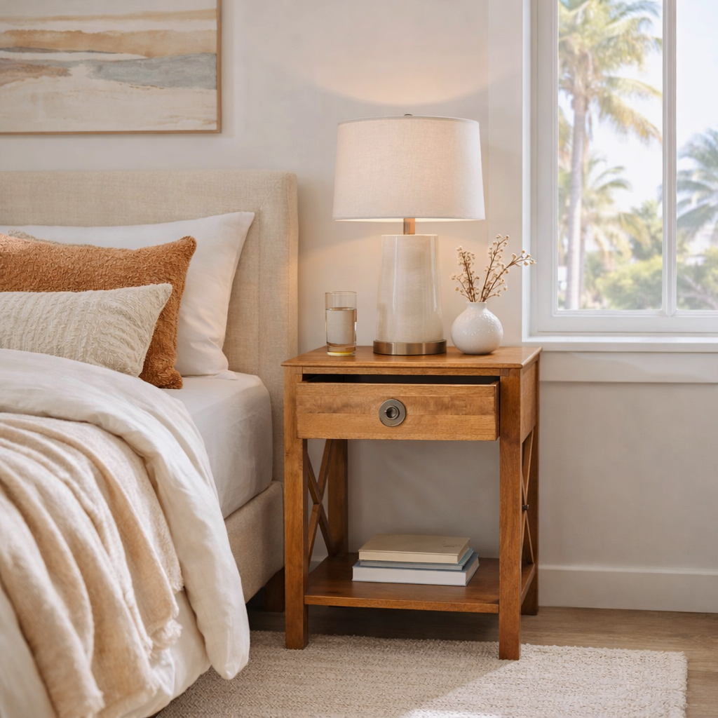 Balboa side table honey