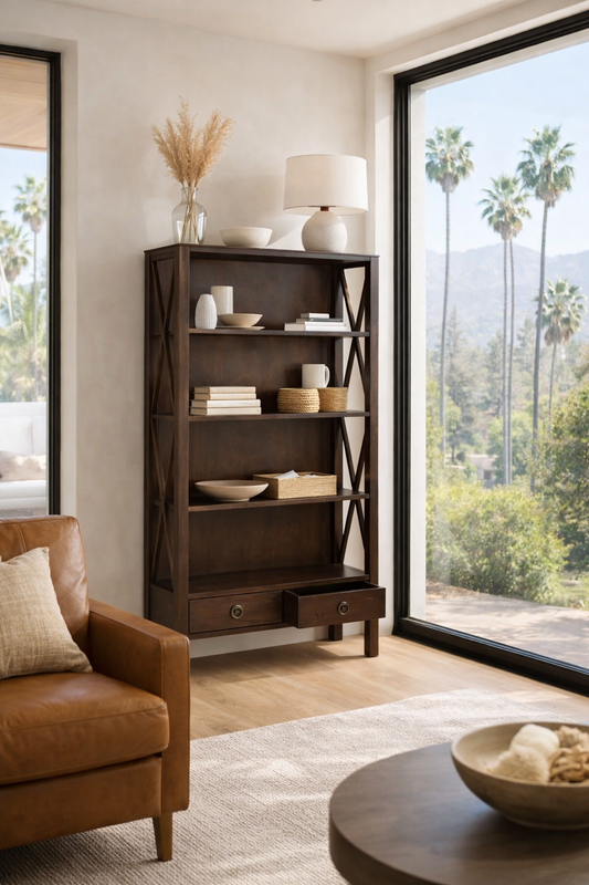 Balboa bookshelf chestnut