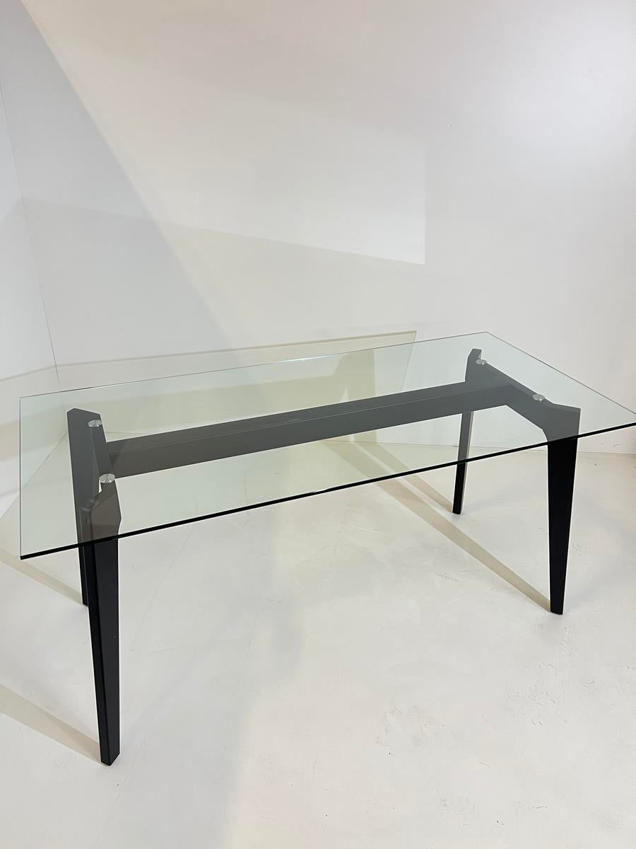 Charlie glass dining table rectangle