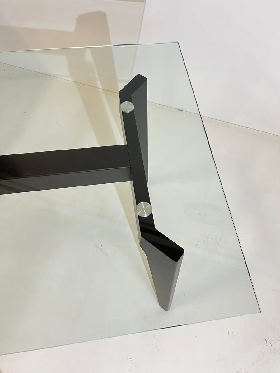 Charlie glass dining table rectangle
