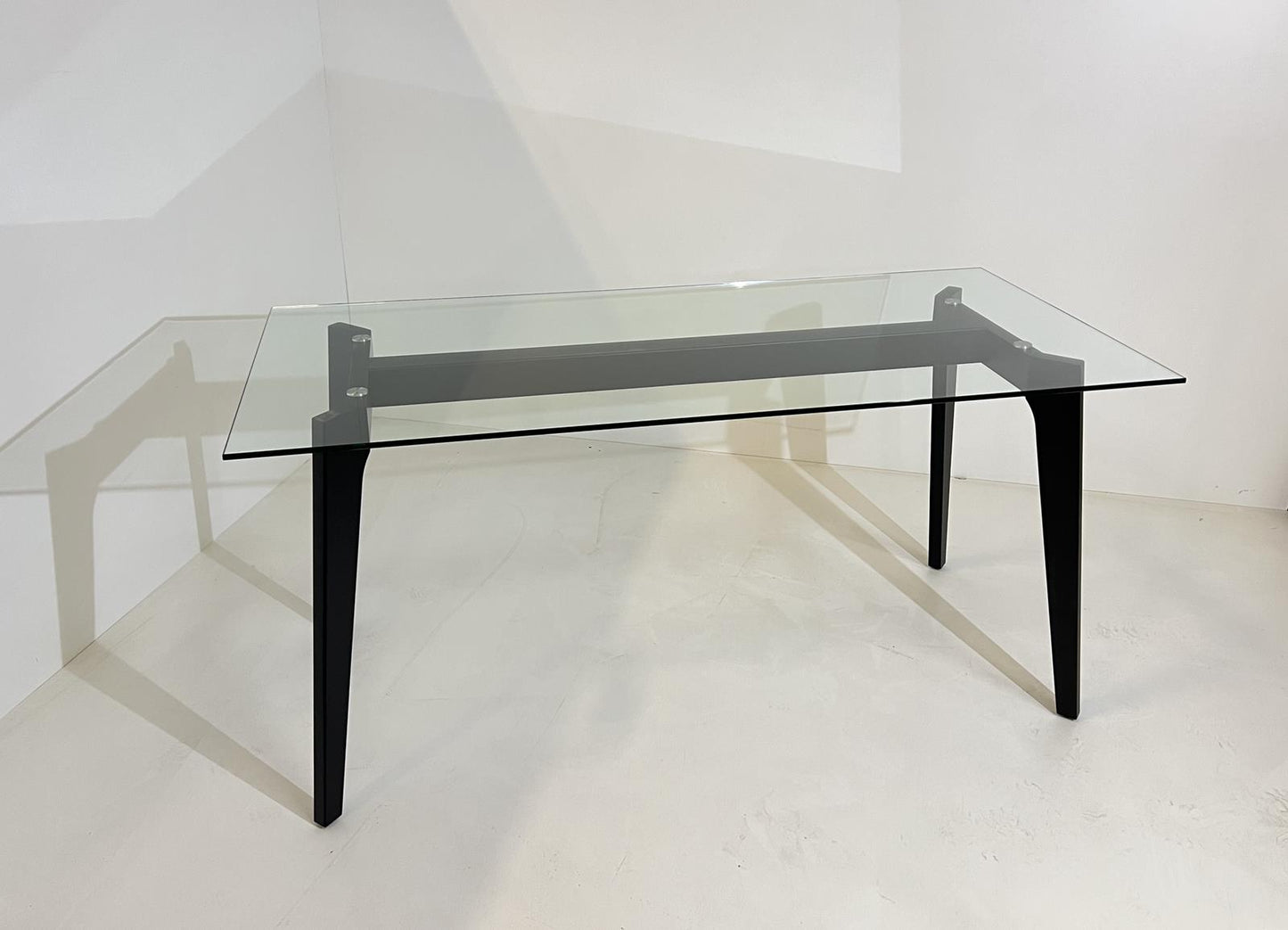 Charlie glass dining table rectangle