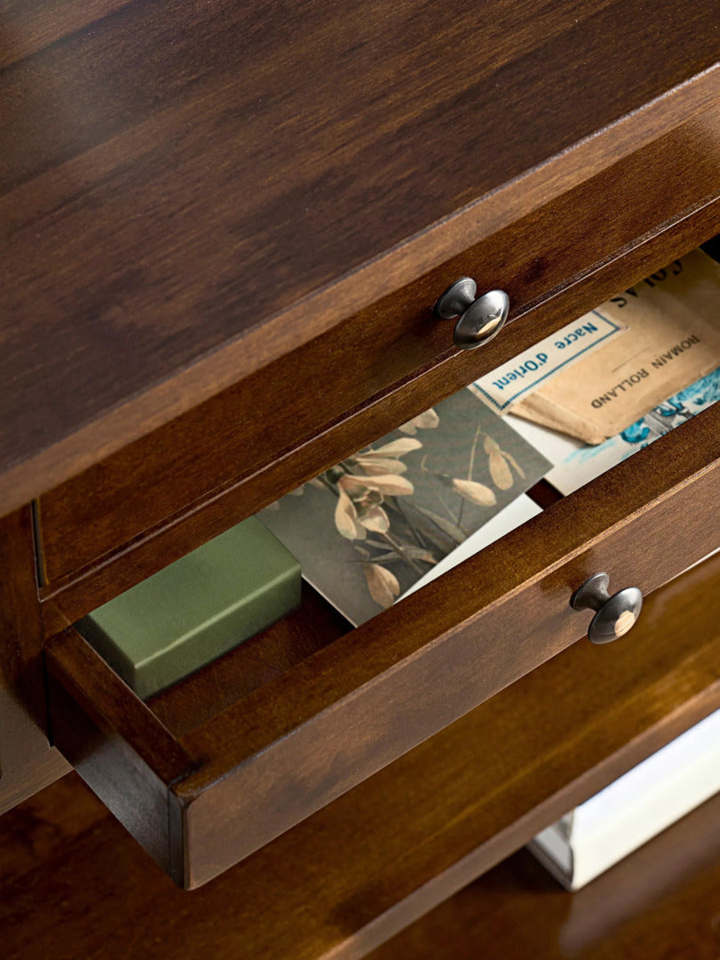 Harper console table chestnut